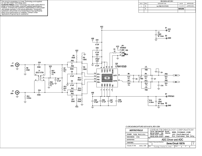 DC1057A - Schematic