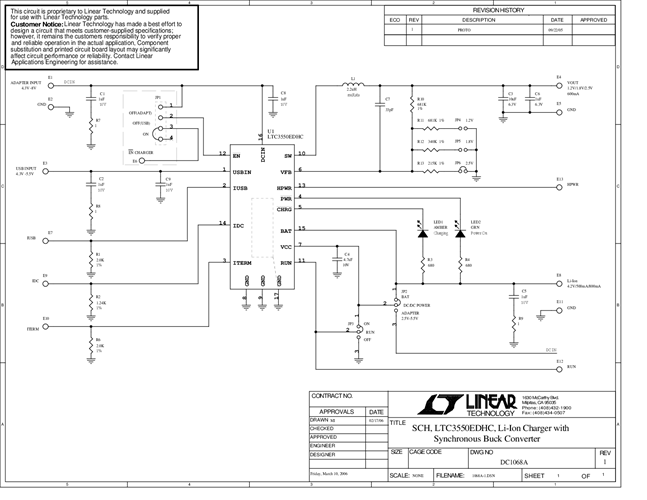 DC1068A - Schematic