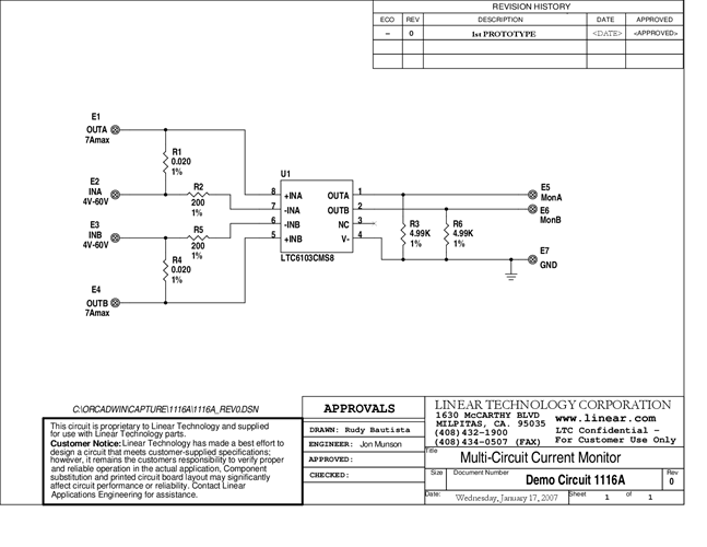 DC1116A - Schematic
