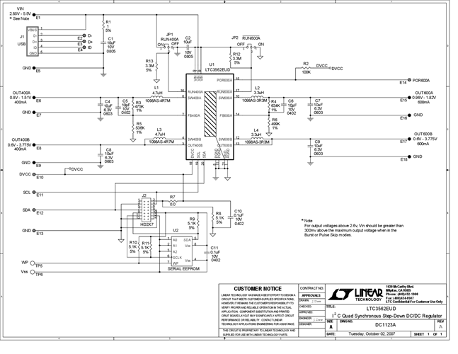 DC1123A - Schematic