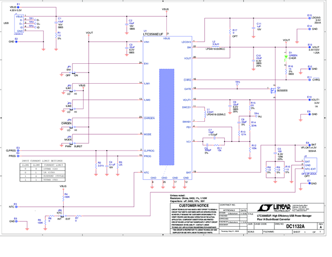 DC1132A - Schematic