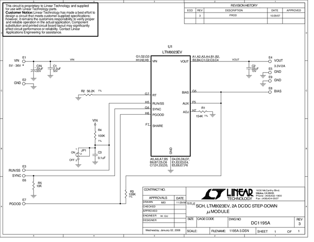 DC1195A - Schematic