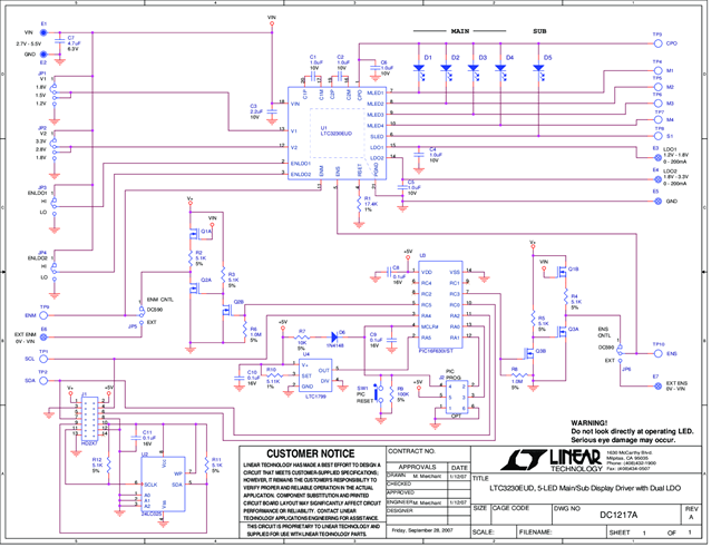 DC1217A - Schematic