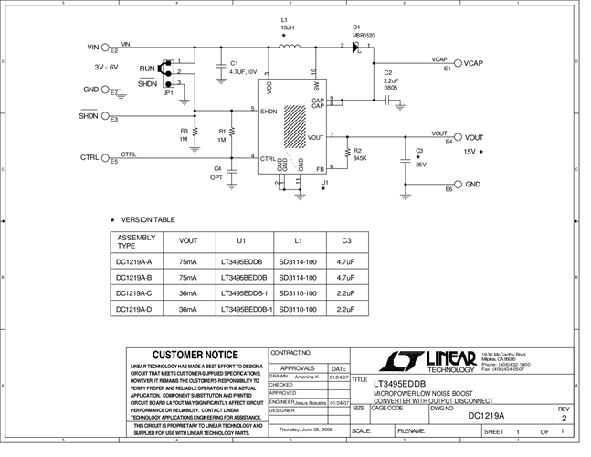 DC1219A-A - Schematic