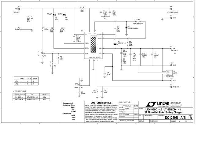 DC1229B-A - Schematic