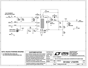 DC1232A - Schematic