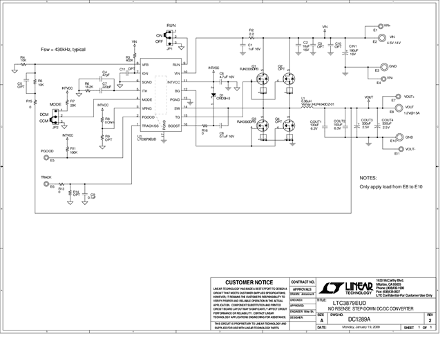 DC1289A - Schematic
