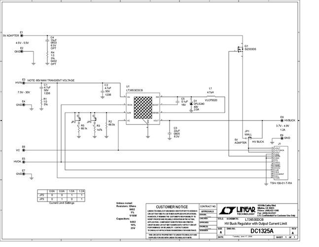 DC1325A - Schematic