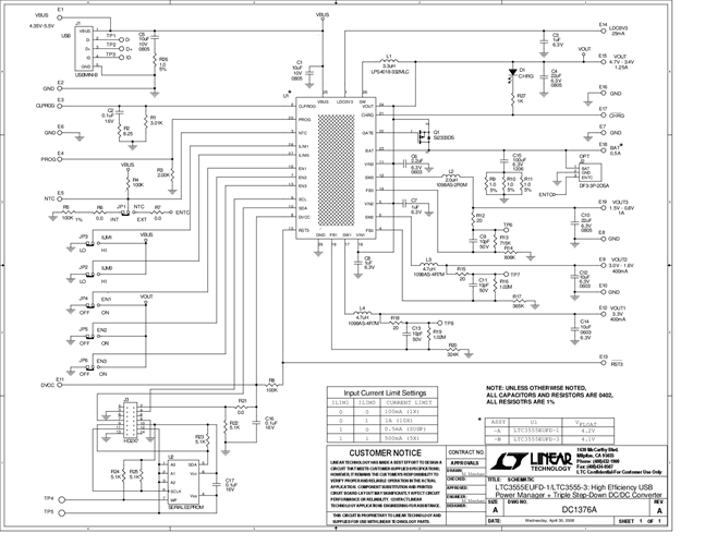 DC1376A-A - Schematic