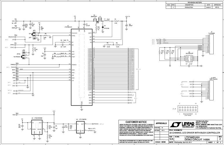 DC1406A - Schematic
