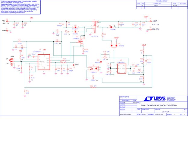 DC1412A - Schematic