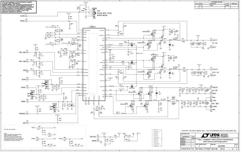 DC1425A - Schematic