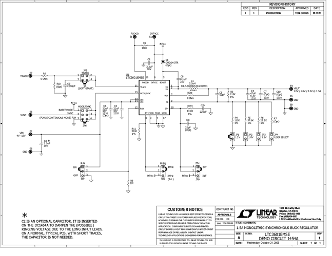 DC1454A - Schematic
