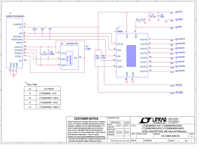 DC1466A-A - Schematic