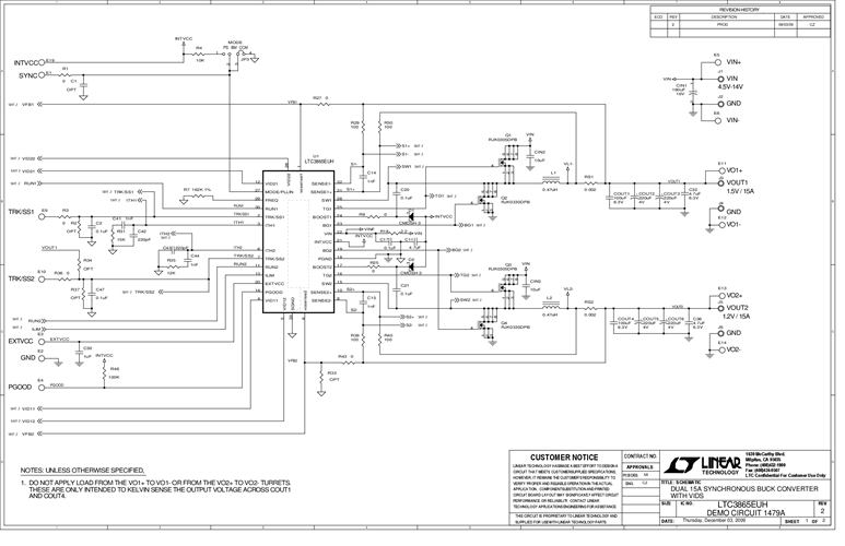 DC1479A - Schematic