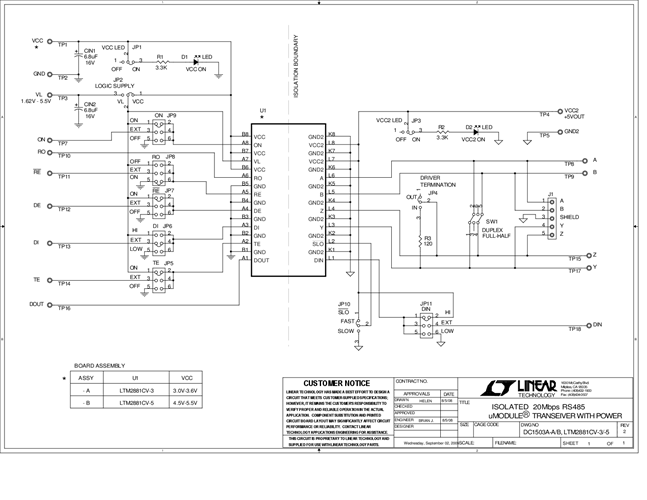 DC1503A-A - Schematic