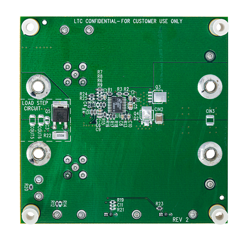 DC1516A-A Evaluation Board - Bottom View