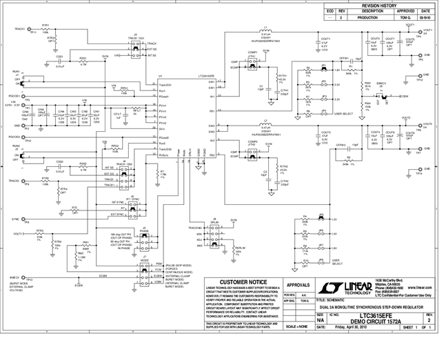 DC1572A - Schematic