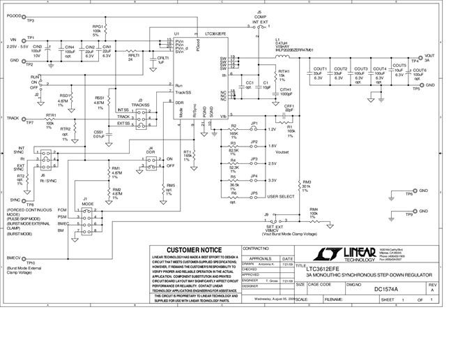 DC1574A - Schematic