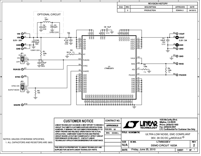 DC1623A - Schematic