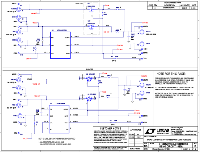 DC1635A - Schematic