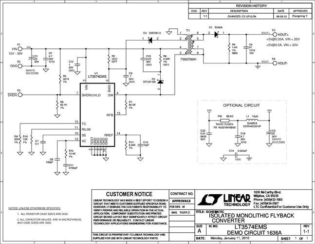 DC1636A - Schematic