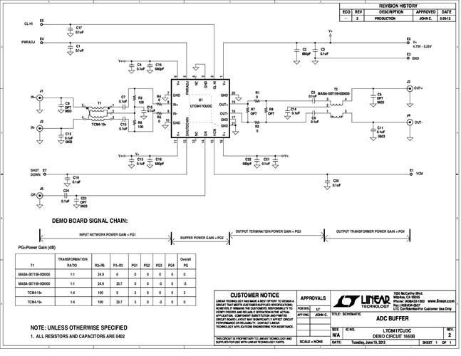 DC1660B - Schematic
