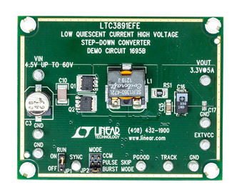 DC1695B Evaluation Board - Top View