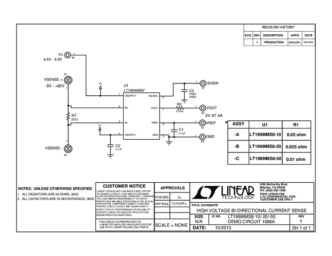 DC1698A-A - Schematic