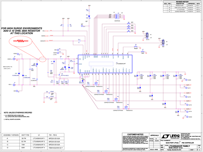 DC1815A - Schematic