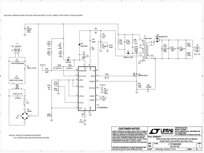 DC1817B - Schematic