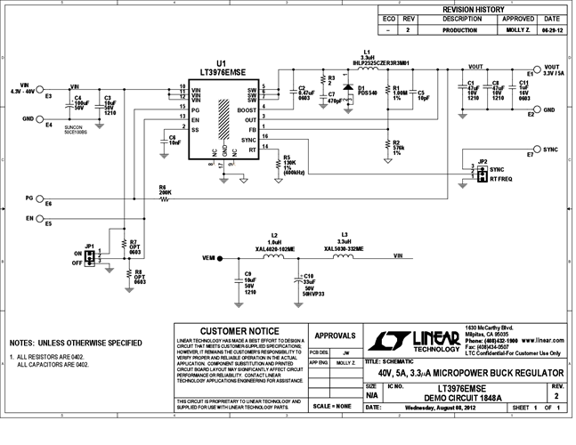 DC1848A - Schematic