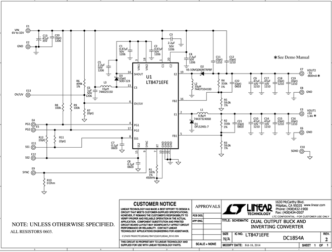 DC1854A - Schematic