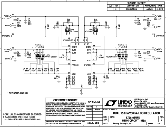 DC1855A - Schematic