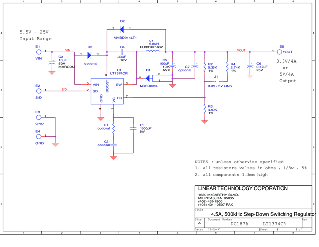 DC187A-A - Schematic