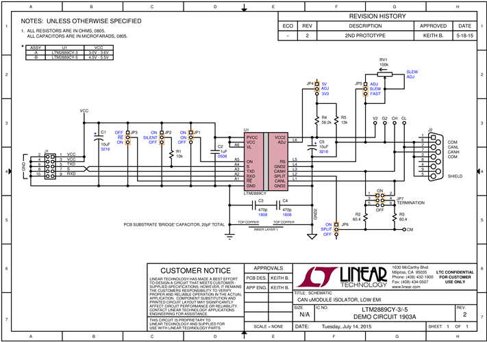 DC1903A - Schematic