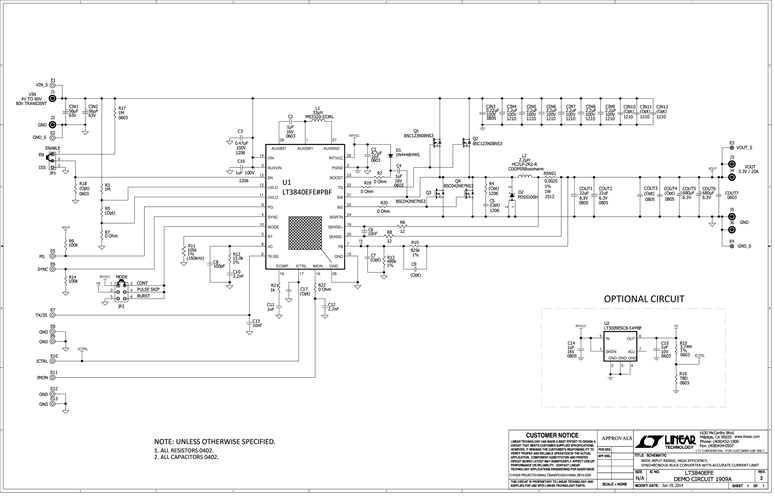 DC1909A - Schematic