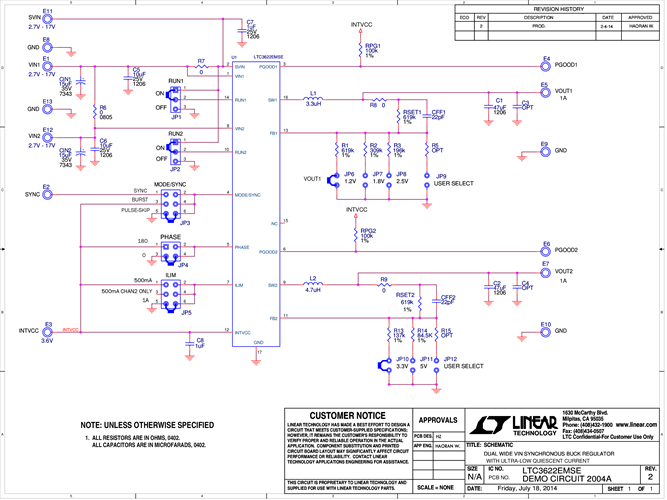 DC2004A - Schematic