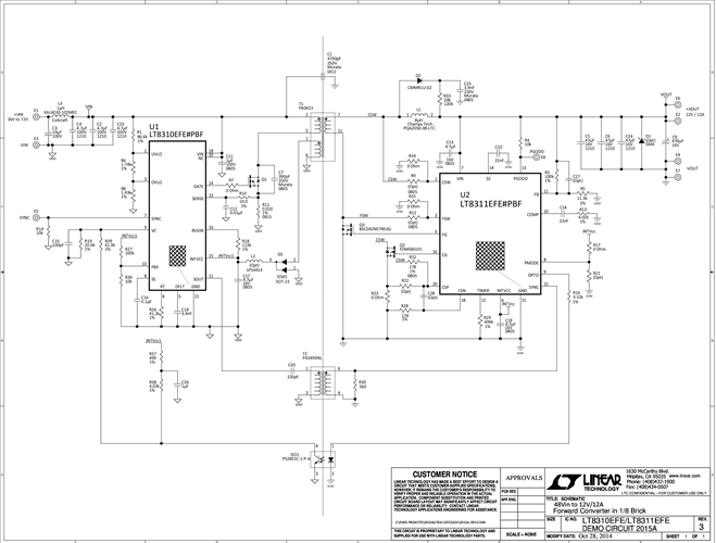 DC2015A - Schematic