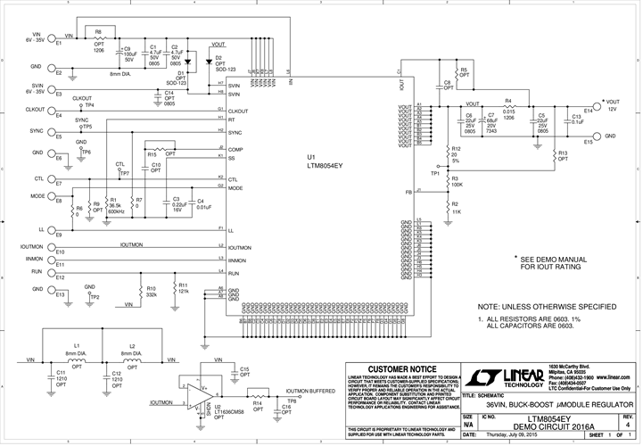 DC2016A Schematic