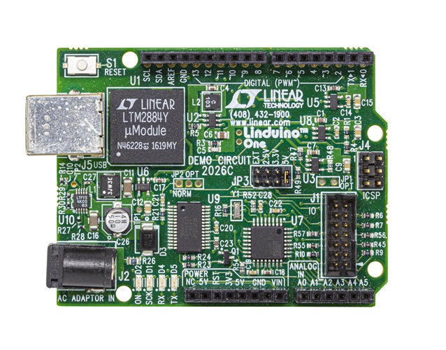 DC2026C Evaluation Board Top View