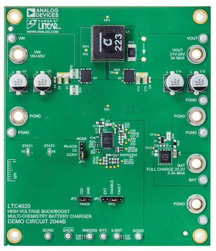 DC2044B Evaluation Board - Top View