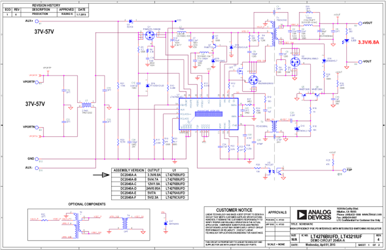 DC2046A-A Application Circuit