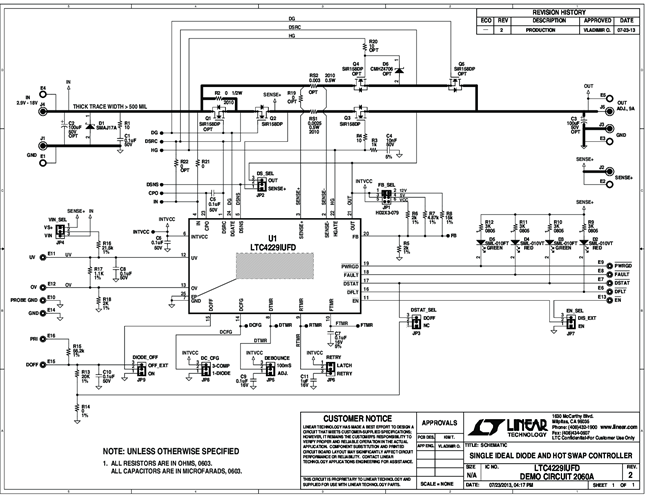 DC2060A - Schematic