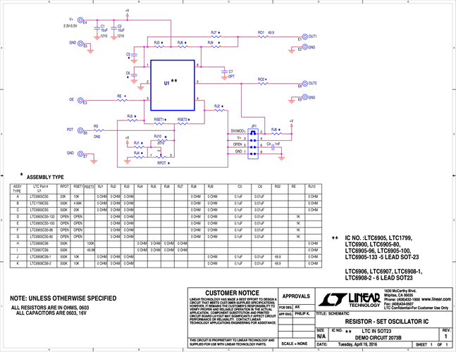 DC2073B - Schematic