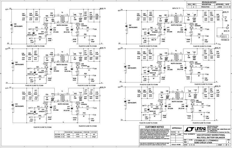 DC2100A - Schematic