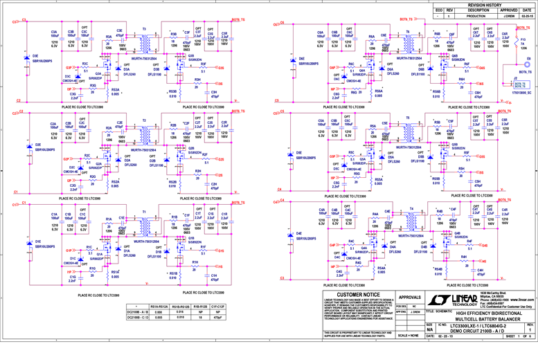 DC2100B - Schematic