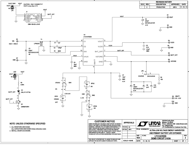 DC2103A - Schematic