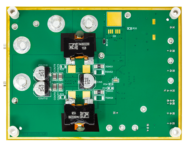 DC2108A Evaluation Board - Bottom View