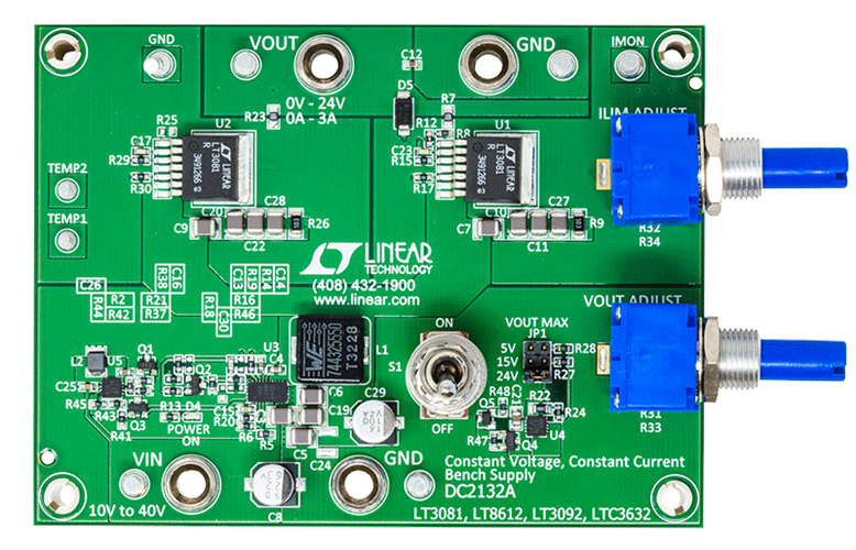 DC2132A Evaluation Board - Top View
